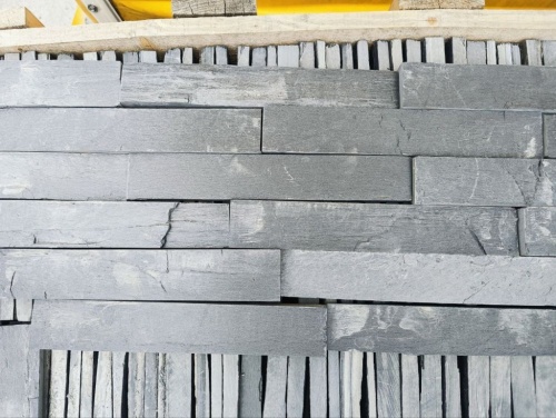 Плитка чёрная из натурального камня фасадная 30 см * 5 см, толщина 7 мм -30 мм купить в Алапаевске