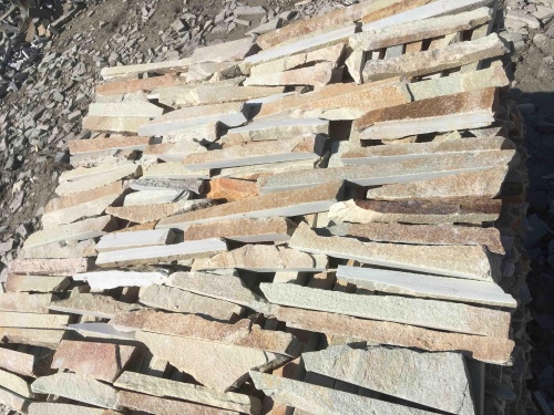 Горбушка златолит золотистый для облицовки купить в Алапаевске